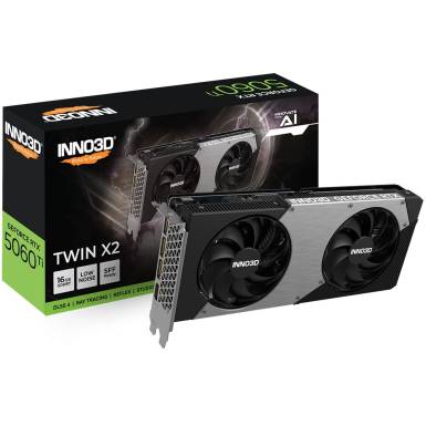 Inno3D GeForce RTX5060 Ti 16GB DDR7 Twin X2 N506T2-16D7-191073N Inno3D GeForce RTX5060 Ti 16GB DDR7 Twin X2 N506T2-16D7-191073N