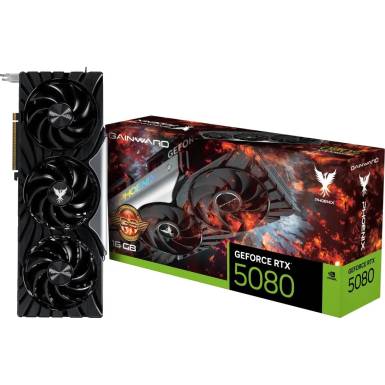Gainward GeForce RTX5080 16GB DDR7 Phoenix GS NE75080S19T2-GB2031X Gainward GeForce RTX5080 16GB DDR7 Phoenix GS NE75080S19T2-GB2031X