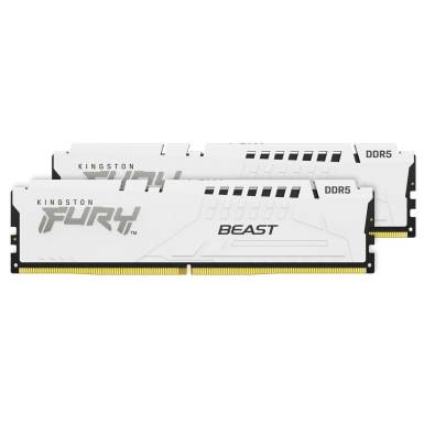 Kingston 64GB DDR5 6400MHz Kit(2x32GB) Fury Beast Expo White KF564C32BWEK2-64