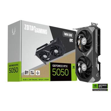 Zotac GeForce RTX5050 8GB DDR6 Twin Edge OC ZT-B50500H-10M Zotac GeForce RTX5050 8GB DDR6 Twin Edge OC ZT-B50500H-10M