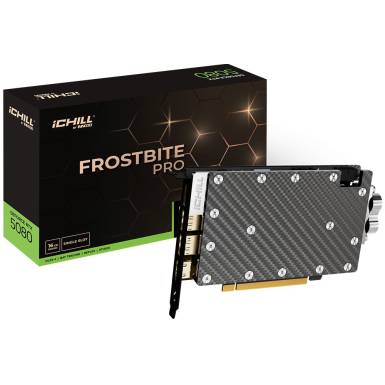 Inno3D GeForce RTX5080 16GB GDDR7 iChill Frostbite Pro C50803-16D7X-1760FBP Inno3D GeForce RTX5080 16GB GDDR7 iChill Frostbite Pro C50803-16D7X-1760FBP