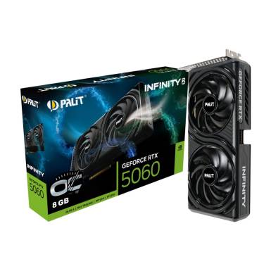 Palit Geforce RTX5060 8GB DDR7 Infinity 2 OC NE75060V19P1-GB2063L Palit Geforce RTX5060 8GB DDR7 Infinity 2 OC NE75060V19P1-GB2063L