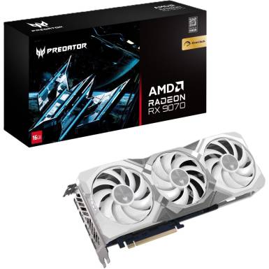 Acer RX9070 16GB Predator BiFrost OC White DP.Z4GWW.P02 Acer RX9070 16GB Predator BiFrost OC White DP.Z4GWW.P02