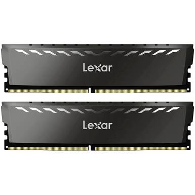 Lexar 16GB DDR4 3200MHz Kit(2x8GB) Thor with Heatsink Dark Grey LD4BU008G-R3200GDXG Lexar 16GB DDR4 3200MHz Kit(2x8GB) Thor with Heatsink Dark Grey LD4BU008G-R3200GDXG