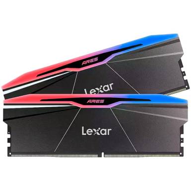 Lexar 32GB DDR5 6000MHz Kit(2x16GB) Ares RGB Black LD5U16G60C30BR-RGD Lexar 32GB DDR5 6000MHz Kit(2x16GB) Ares RGB Black LD5U16G60C30BR-RGD