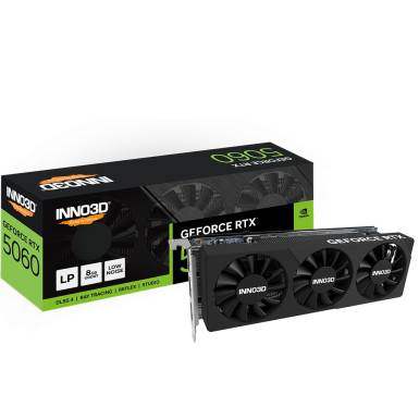 Inno3D GeForce RTX5060 8GB DDR7 X3 Low Profile N5060L-08D7-17941616 Inno3D GeForce RTX5060 8GB DDR7 X3 Low Profile N5060L-08D7-17941616