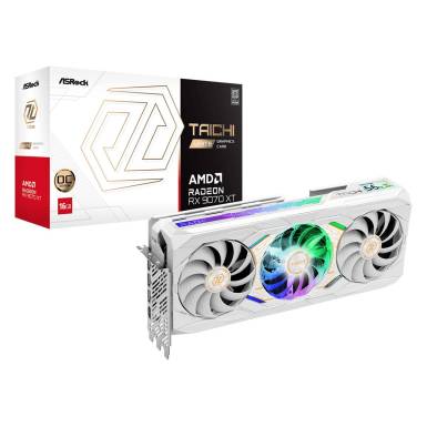 ASRock Radeon RX9070 XT Taichi White 16GB OC 90-GA5YZZ-00UANZ ASRock Radeon RX9070 XT Taichi White 16GB OC 90-GA5YZZ-00UANZ