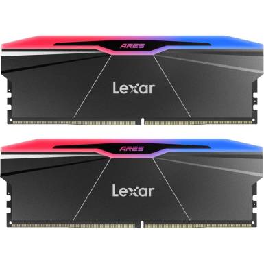Lexar 32GB DDR5 6000MHz Kit(2x16GB) Ares RGB Black LD5U16G60C28BR-RGD Lexar 32GB DDR5 6000MHz Kit(2x16GB) Ares RGB Black LD5U16G60C28BR-RGD