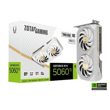 Zotac GeForce RTX5060 Ti 8GB DDR7 Twin Edge OC White Edition ZT-B50610Q-10M