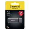 Intenso 64GB Alu-Line USB2.0 Antracite 3521491