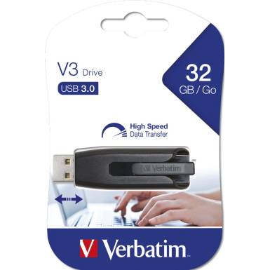 Verbatim 32GB V3 Black/Grey 49173 Verbatim 32GB V3 Black/Grey 49173