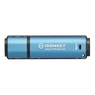 Kingston 16GB IronKey Vault Privacy 50 USB3.2 Blue IKVP50/16GB Kingston 16GB IronKey Vault Privacy 50 USB3.2 Blue IKVP50/16GB