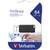 Verbatim 64GB Pinstripe USB2.0 Black 49065