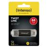 Intenso 64GB Twist Line USB3.2 Black 3539490