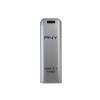 PNY 128GB Elite Steel Flash Drive USB3.1 Silver FD128ESTEEL31G-EF