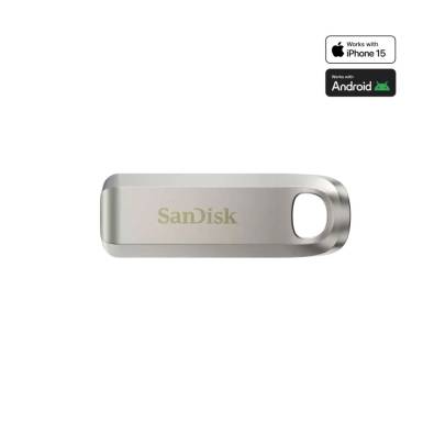 Sandisk 512GB Ultra Luxe USB3.2 Type-C Silver SDCZ75-512G-G46 Sandisk 512GB Ultra Luxe USB3.2 Type-C Silver SDCZ75-512G-G46