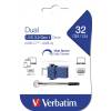Verbatim 32GB Dual USB Drive USB3.2/USB-C Black 49966