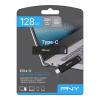PNY 128GB Elite-X Type-C USB 3.2 Gen 1 Flash Drive Black P-FDI128ELTXC-GE