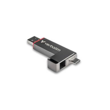 Verbatim 256GB Dual QuickStick USB3.2 Silver 32041