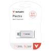 Verbatim 64GB Plectra USB3.2 White 30228