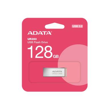 A-Data 128GB UR350 USB3.2 Silver/Brown UR350-128G-RSR/BG A-Data 128GB UR350 USB3.2 Silver/Brown UR350-128G-RSR/BG