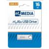 MyMedia 16GB MyAlu USB2.0 Silver 69272