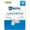 MyMedia 32GB MyDual USB3.2 Silver 69269