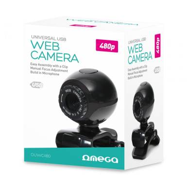 Platinet Omega Webcam C15 Webkamera Black OUWC480 Platinet Omega Webcam C15 Webkamera Black OUWC480