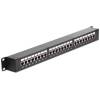 DeLock 24-port Patch Panel 1U Black 43295