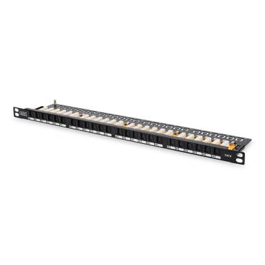 Digitus 24-port Patch Panel 0,5U Black DN-91624U-SL-SH Digitus 24-port Patch Panel 0,5U Black DN-91624U-SL-SH