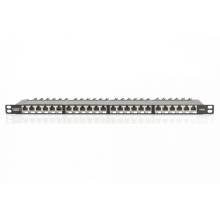 Digitus 24-port Patch Panel 0,5U Black DN-91624S-SL-EA Digitus 24-port Patch Panel 0,5U Black DN-91624S-SL-EA