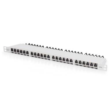 Digitus 24-port Patch Panel 0,5U Grey DN-91624S-SL-EA-G Digitus 24-port Patch Panel 0,5U Grey DN-91624S-SL-EA-G