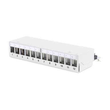 Digitus 12-port Patch Panel 1U Grey DN-93706 Digitus 12-port Patch Panel 1U Grey DN-93706