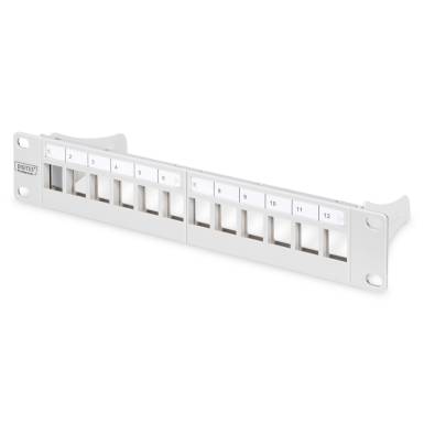 Digitus 12-port Patch Panel 1U Grey DN-91419 Digitus 12-port Patch Panel 1U Grey DN-91419