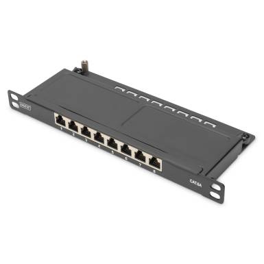 Digitus 8-port Patch Panel 0,5U Black DN-91608S-SL-EA Digitus 8-port Patch Panel 0,5U Black DN-91608S-SL-EA