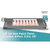 Digitus 8-port Patch Panel 0,5U Black DN-91608S-SL-EA
