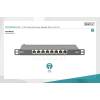 Digitus 8-port Patch Panel 0,5U Black DN-91608S-SL-EA