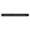 Logilink Cat.6A Patch Panel 24 ports shielded 19 inch rack mount Black NP0061