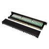 Logilink Cat.6A Patch Panel 24 ports shielded 19 inch rack mount Black NP0061