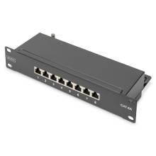 Digitus 8-Port Patch Panel 1U Black DN-91608S-EA Digitus 8-Port Patch Panel 1U Black DN-91608S-EA
