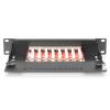 Digitus 8-Port Patch Panel 1U Black DN-91608S-EA