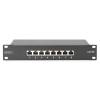 Digitus 8-Port Patch Panel 1U Black DN-91608S-EA