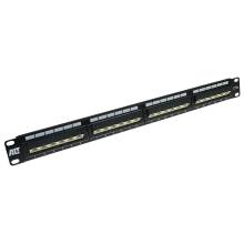 ACT 24-port Patch Panel 1U Black P24AK1 ACT 24-port Patch Panel 1U Black P24AK1