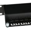 ACT 24-port Patch Panel 1U Black PP1002