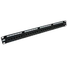 ACT 24-port Patch Panel 1U Black PP1010 ACT 24-port Patch Panel 1U Black PP1010