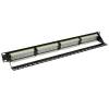 ACT 24-port Patch Panel 1U Black PP1011