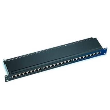ACT 24-port Patch Panel 1U Black PP1012 ACT 24-port Patch Panel 1U Black PP1012