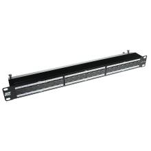 ACT 24-port Patchpanel 1U Black PP1020 ACT 24-port Patchpanel 1U Black PP1020