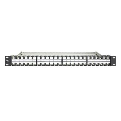 ACT 48-port Patch Panel 1U Black PP1031 ACT 48-port Patch Panel 1U Black PP1031