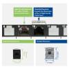 ACT 48-port Patch Panel 1U Black PP1031
